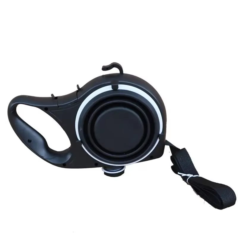 Detachable Kettle Pet Leash Multifunctional Retractable Water Storage Dog Leash 4 and 1 Adjustable Pet outside Leash