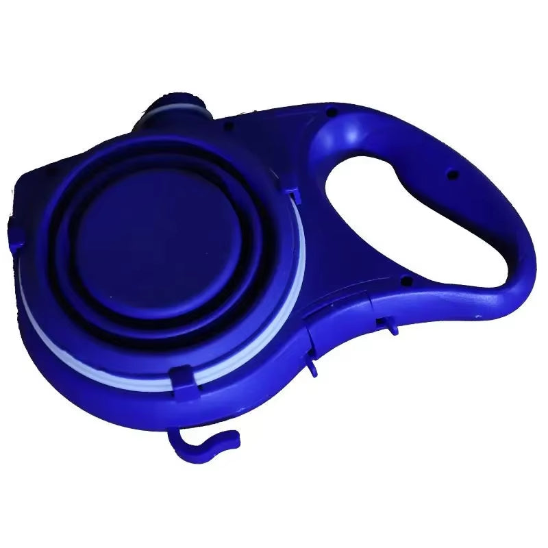 Detachable Kettle Pet Leash Multifunctional Retractable Water Storage Dog Leash 4 and 1 Adjustable Pet outside Leash