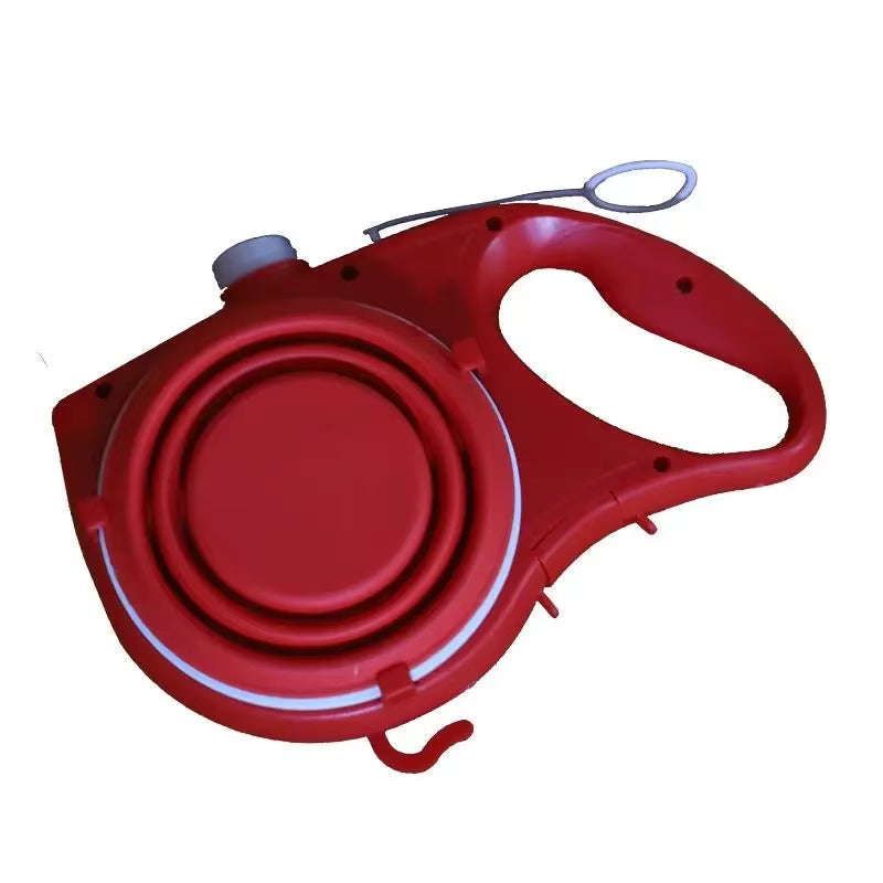 Detachable Kettle Pet Leash Multifunctional Retractable Water Storage Dog Leash 4 and 1 Adjustable Pet outside Leash